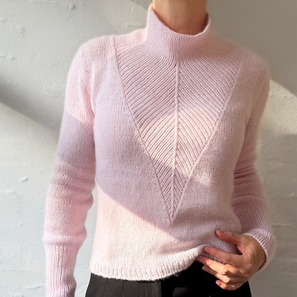 Arrow blūze | ļoti glaimojoša un mīksta, izgatavota no Pascuali Cashmere 6/28