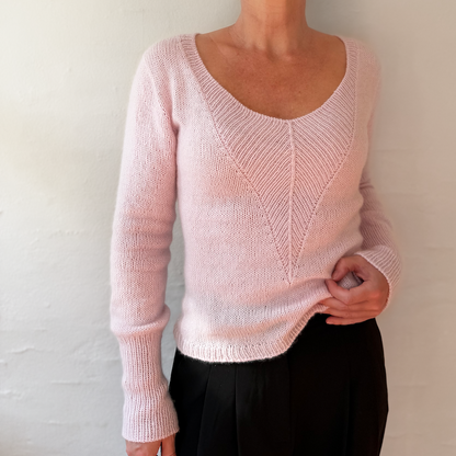 Arrow blūze | ļoti glaimojoša un mīksta, izgatavota no Pascuali Cashmere 6/28