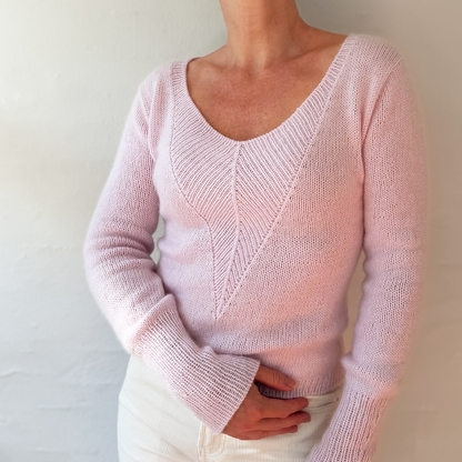 Arrow blūze | ļoti glaimojoša un mīksta, izgatavota no Pascuali Cashmere 6/28