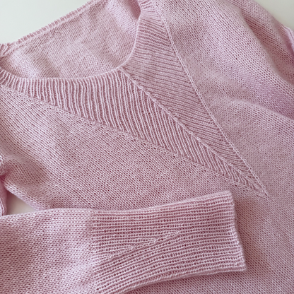 Arrow blūze | ļoti glaimojoša un mīksta, izgatavota no Pascuali Cashmere 6/28