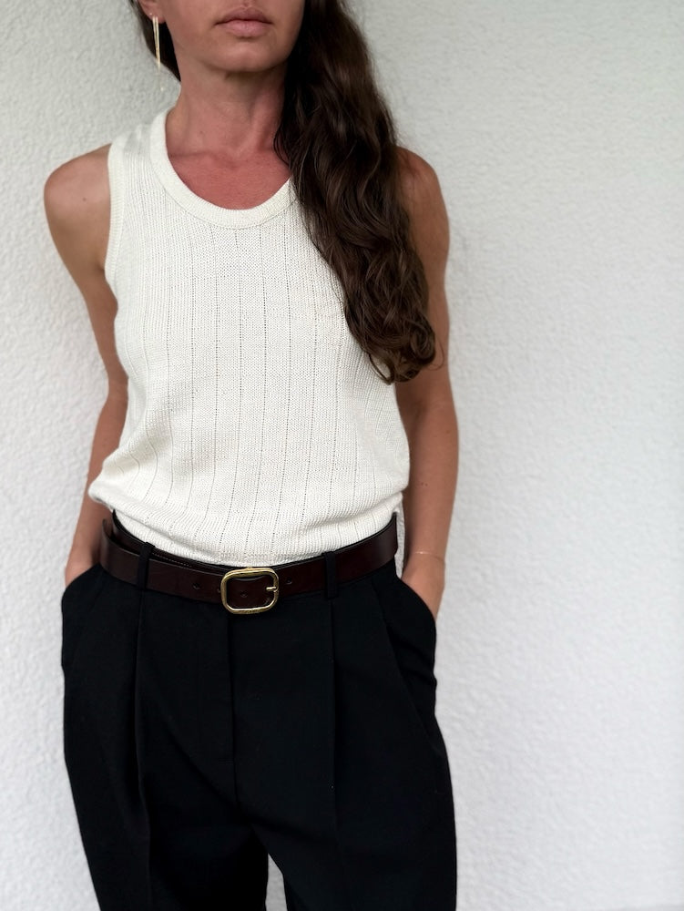 Pinstripe Tank | airy delicate stripes from Pinta by Pascuali