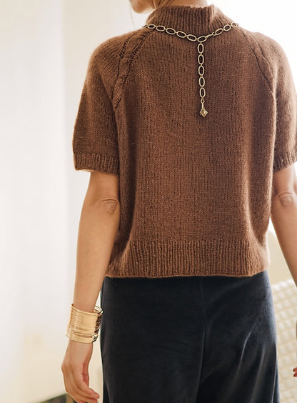 Olivia Slipover | With fine cables from Prime by Cardiff Cashmere
