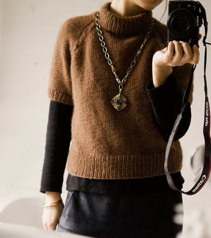 Olivia Slipover | With fine cables from Prime by Cardiff Cashmere