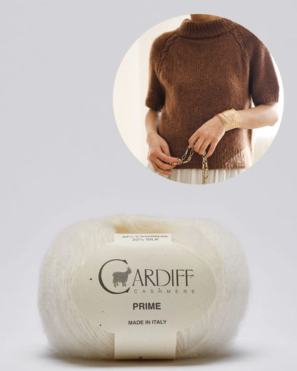 Olivia Slipover | With fine cables from Prime by Cardiff Cashmere