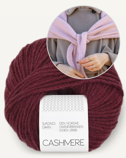 One More Row Scarf | super einfach aus Cashmere von Sandnes Garn