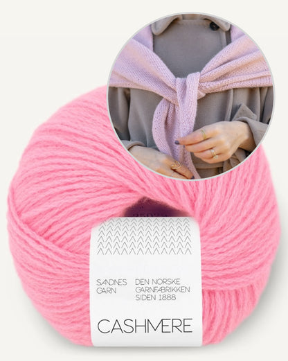 One More Row Scarf | super einfach aus Cashmere von Sandnes Garn