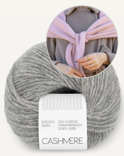 One More Row Scarf | super einfach aus Cashmere von Sandnes Garn