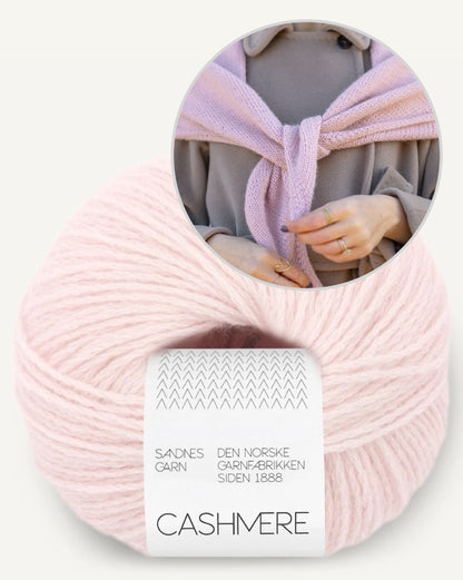 One More Row Scarf | super einfach aus Cashmere von Sandnes Garn
