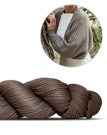 Open Horizon Bolero | super versatile to wear made from Cheeky Merino Joy by Rosy Green Wool