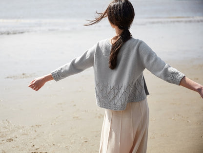 Orlane Sucche, Anleitung Caresse Cardigan, Farbe kugelfisch, 4
