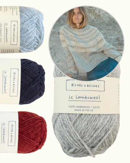 Norra mägikampsun | klassikaline muster Biches & Bûchesi Le Lambswool’ist