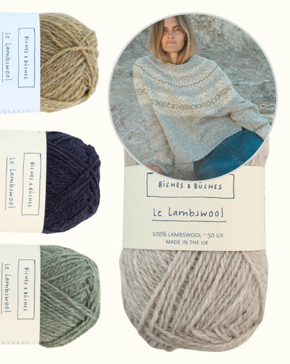 Norra mägikampsun | klassikaline muster Biches & Bûchesi Le Lambswool’ist