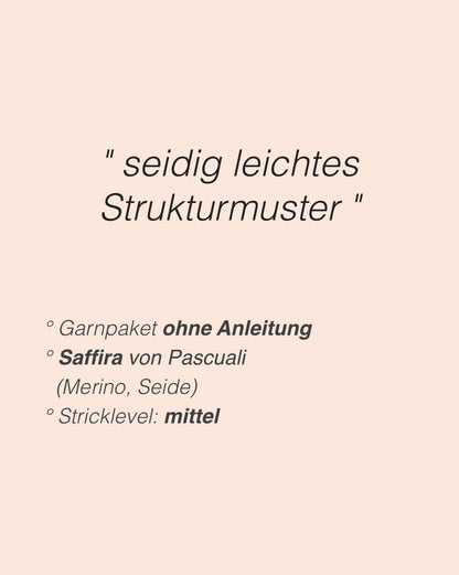 Oskia Sweater | seidiges Strukturmuster