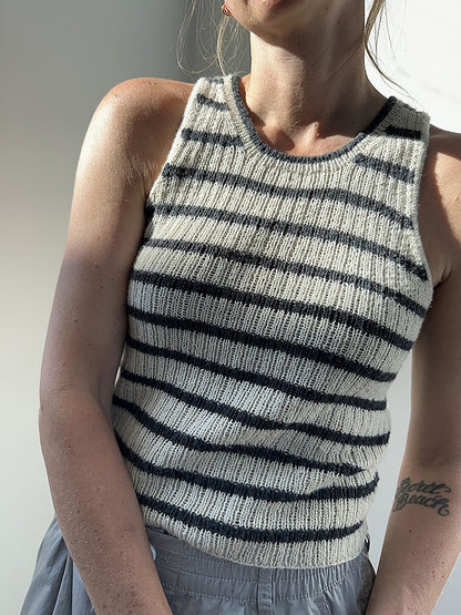 Lined Loop Top | bezaubernde Streifen aus Wild & Soft von Gepard Garn