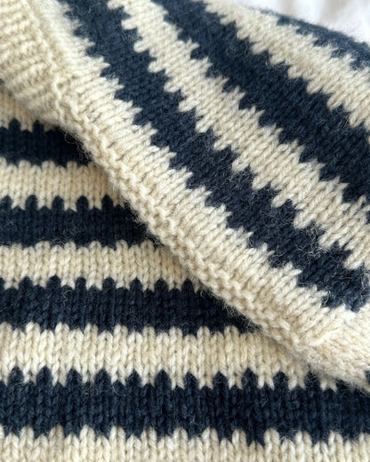 Otto Sweater Kids | contrasting stripes with Atlas by Sandnes Garn
