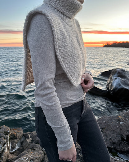 Autumn Tales Cowl | simple et chaud en Plötulopi de Lopi Island et Tynn Silk Mohair de Sandnes