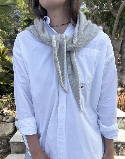 Écharpe Phoebe | super facile en Classic Cashmere de Cardiff Cashmere