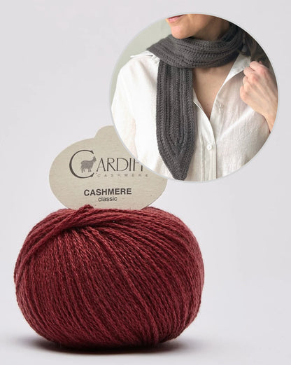 Pari Scarf | eleganter Schal aus Classic Cashmere von Cardiff