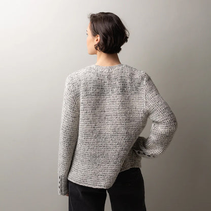 Paris Loop Cardigan | élégant gilet en Alpaca Fino et Alpaca Lace de Pascuali