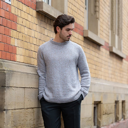 Granite Line Sweater | léger effet chiné de Puno et Suave de Pascuali