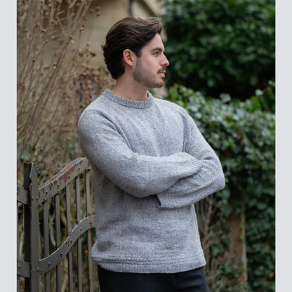 Granite Line Sweater | léger effet chiné de Puno et Suave de Pascuali