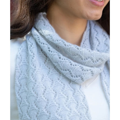 Snowscape-tørklæde | fint mønster i Cashmere Lace fra Pascuali