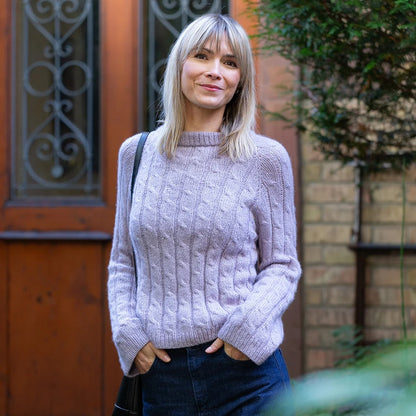 Twisted Air Sweater | fin motif torsadé en pur cachemire Delizia de Pascuali