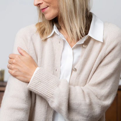 Gilet Velvet Line | Cardigan délicat en cachemire bio 6/28 de Pascuali