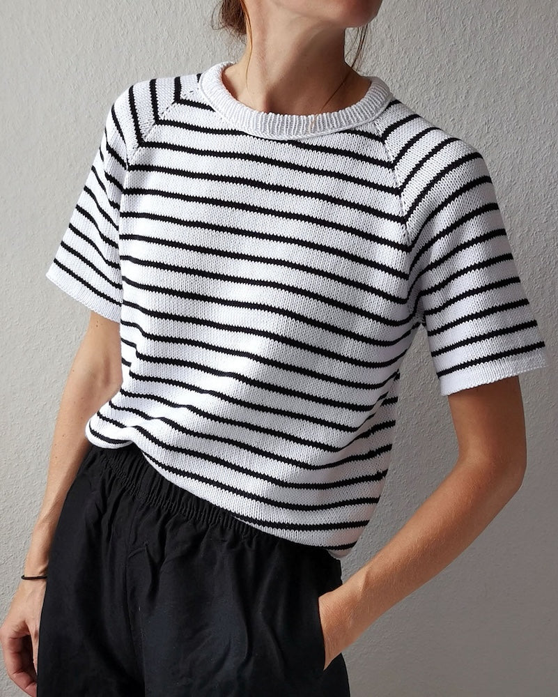 Paula-m Freestyle Shirt Stripes mit Ecopuno von Lana Grossa 1