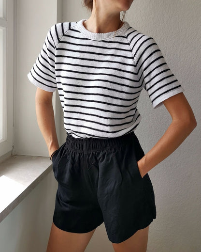 Paula-m Freestyle Shirt Stripes mit Ecopuno von Lana Grossa 3