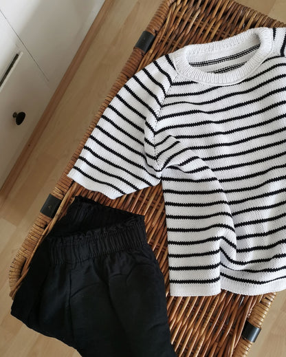 Paula-m Freestyle Shirt Stripes mit Ecopuno von Lana Grossa 4