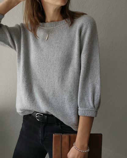 Freestyle Sweater | Basic sweater with Cheeky Merino Joy from Rosy Green Wool 