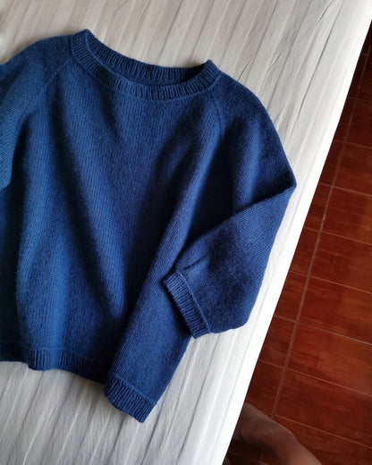 Freestyle Sweater | Basic sweater with Cheeky Merino Joy from Rosy Green Wool 