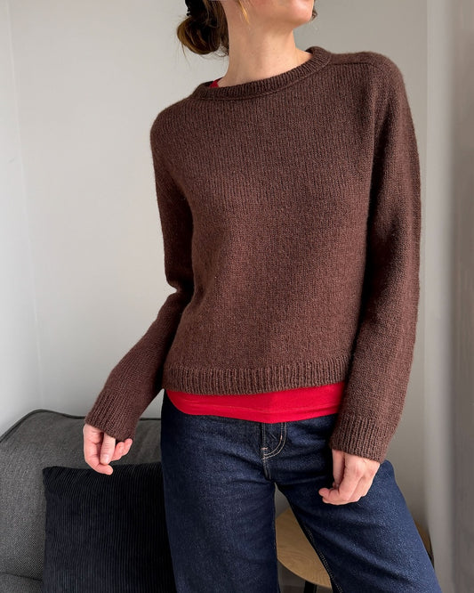 Suzie Sweater – double fil | doux et velouté en Merino Baby et Manada de Pascuali