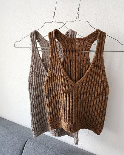 Zoe Top | avec un ajustement parfait en duo de Sandnes Garn