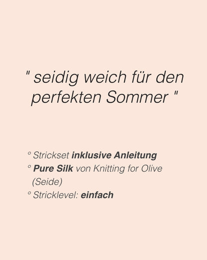 Mini-Tuch Perfect Summer Silk von Rabea von gute-garne mit Pure Silk von Knitting for Olive 2