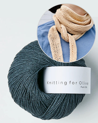 Mini-Tuch Perfect Summer Silk von Rabea von gute-garne mit Pure Silk von Knitting for Olive 14