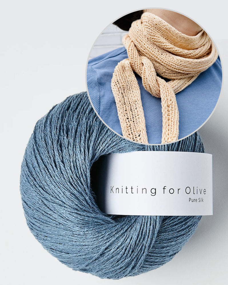 Mini-Tuch Perfect Summer Silk von Rabea von gute-garne mit Pure Silk von Knitting for Olive 12