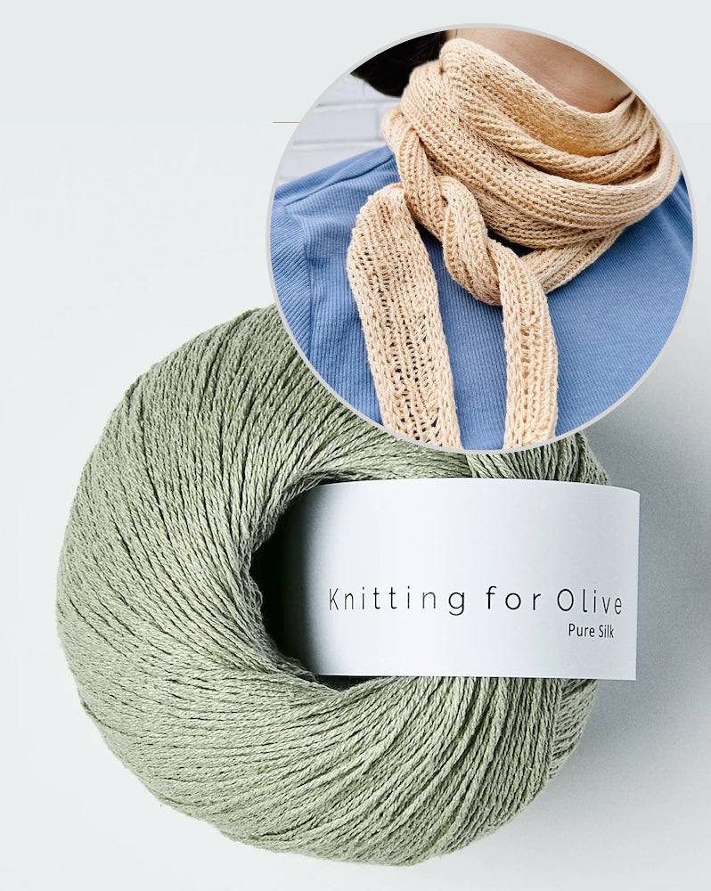 Mini-Tuch Perfect Summer Silk von Rabea von gute-garne mit Pure Silk von Knitting for Olive 16