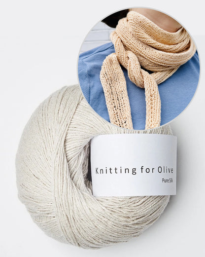 Mini-Tuch Perfect Summer Silk von Rabea von gute-garne mit Pure Silk von Knitting for Olive 13