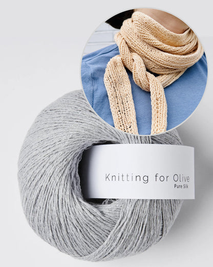 Mini-Tuch Perfect Summer Silk von Rabea von gute-garne mit Pure Silk von Knitting for Olive 7