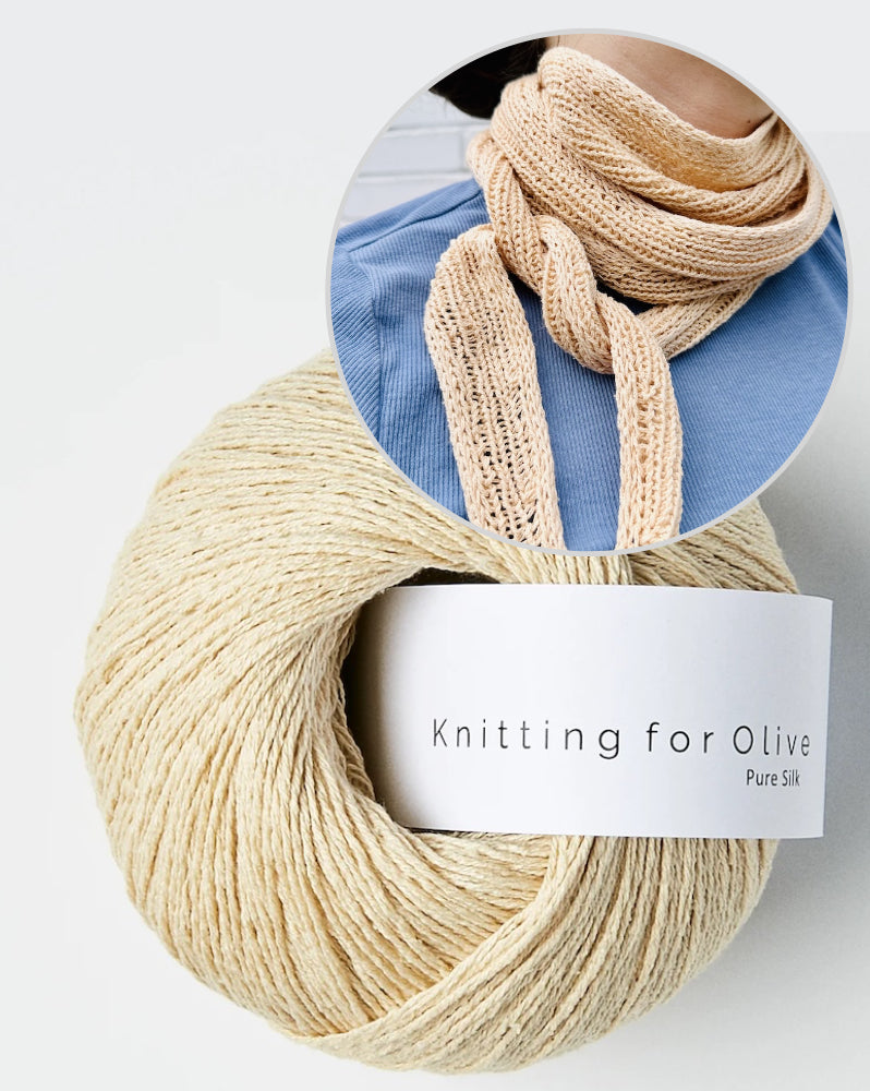 Mini-Tuch Perfect Summer Silk von Rabea von gute-garne mit Pure Silk von Knitting for Olive 9