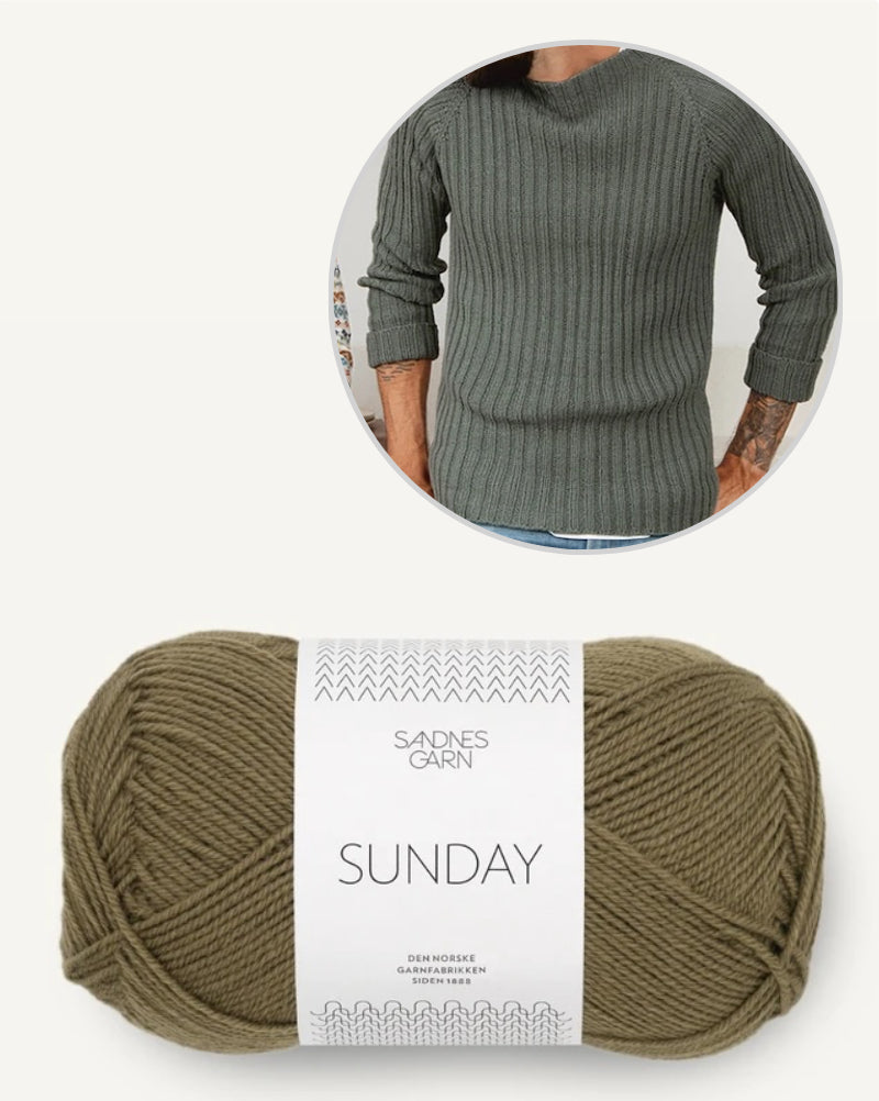 Peters Seemannspullover | im Rippenmuster aus Sunday von Sandnes Garn