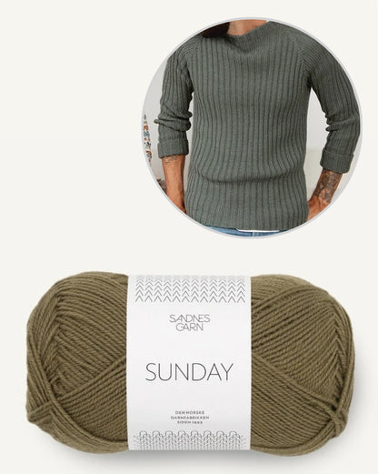 Peters Seemannspullover | im Rippenmuster aus Sunday von Sandnes Garn