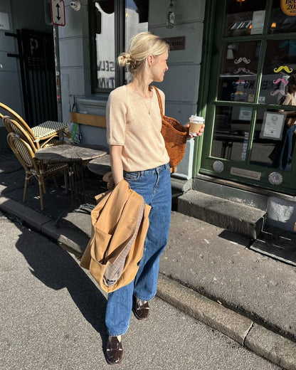 PetiteKnit Kumulus Tee O-neck mit Pure Silk von Knitting for Olive 1