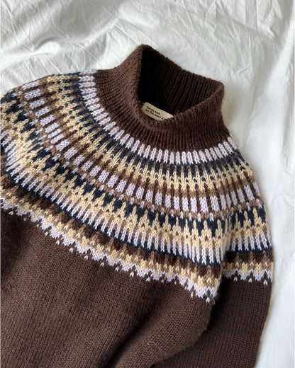 Celeste Sweater | einfacher Norweger mit Peer Gynt von Sandnes Garn