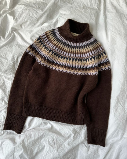 Celeste Sweater | einfacher Norweger mit Peer Gynt von Sandnes Garn