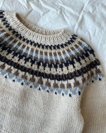 Celeste Sweater | einfacher Norweger mit Peer Gynt von Sandnes Garn