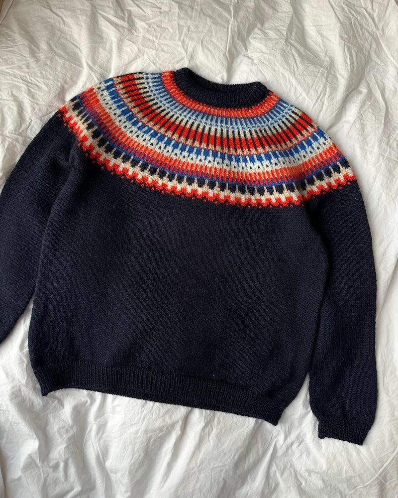 PetiteKnit Celeste Sweater Man aus Peer Gynt by PetiteKnit von Sandnes Garn 2