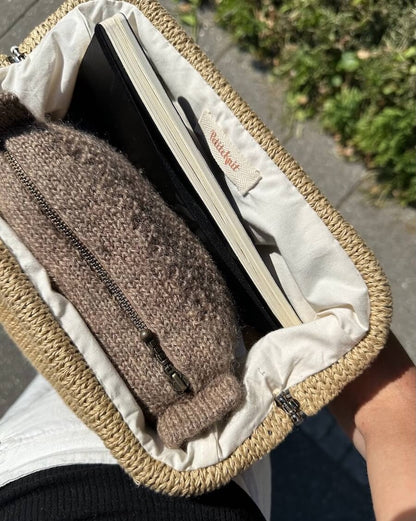 Cleo Clutch von PetiteKnit mit Crealino von Lang Yarns 4